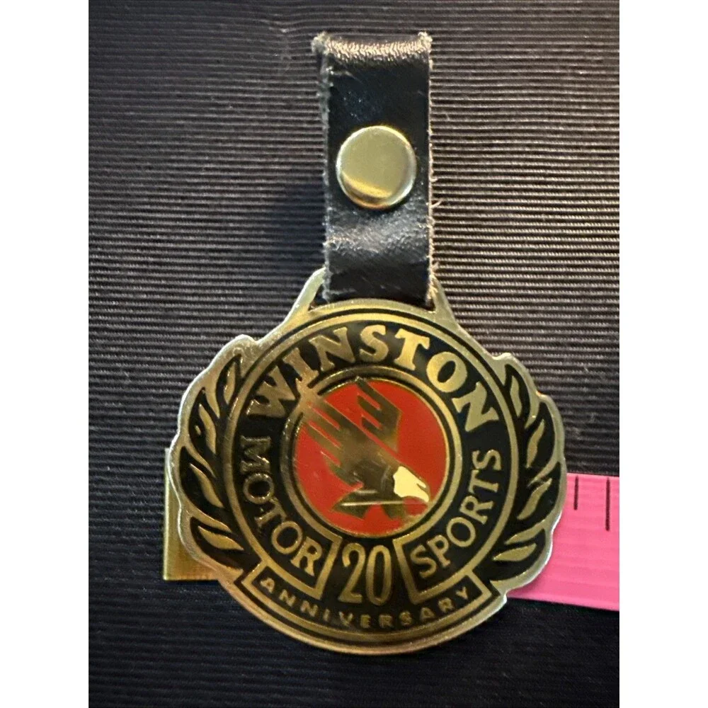 Vintage 1991 WINSTON Motor Sports 20th Anniversary Keychain Nascar - Picture 7 of 9